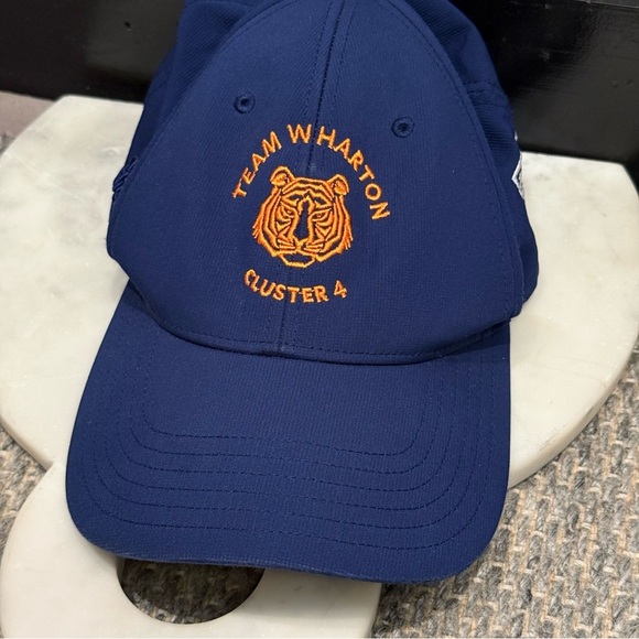 Adidas Wharton Business School Team Wharton Cluster 4 Tigers Blue Hat - Picture 4 of 7